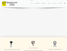 Tablet Screenshot of dawsongap.com